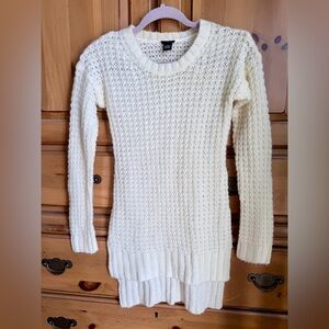 Rue21 Cream Knit Pullover Crew Neck Sweater